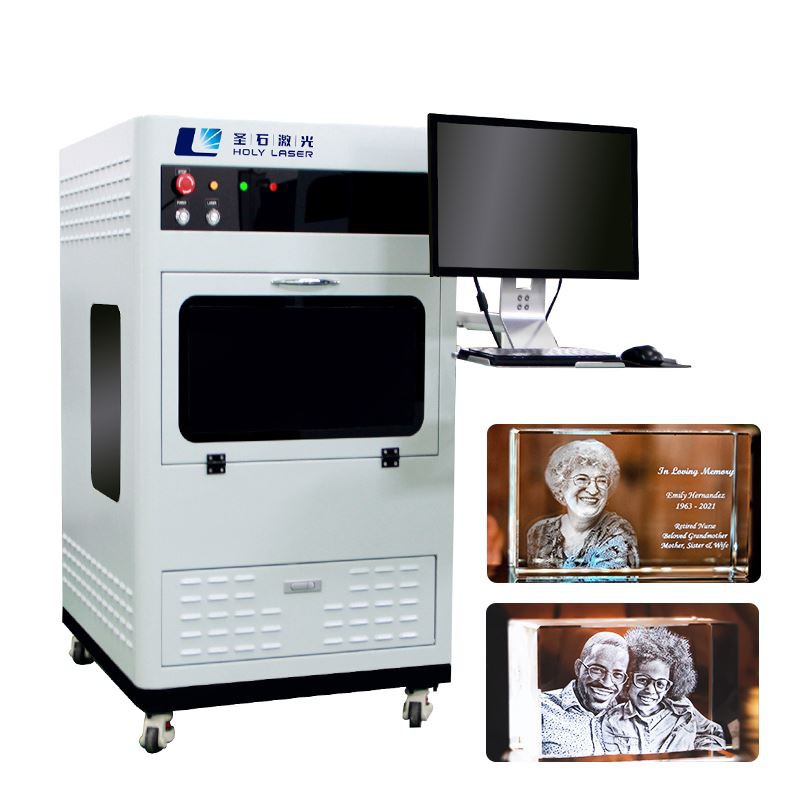 3D iav Crystal Sab Hauv Laser Engraving Tshuab Hoobkas Hoobkas