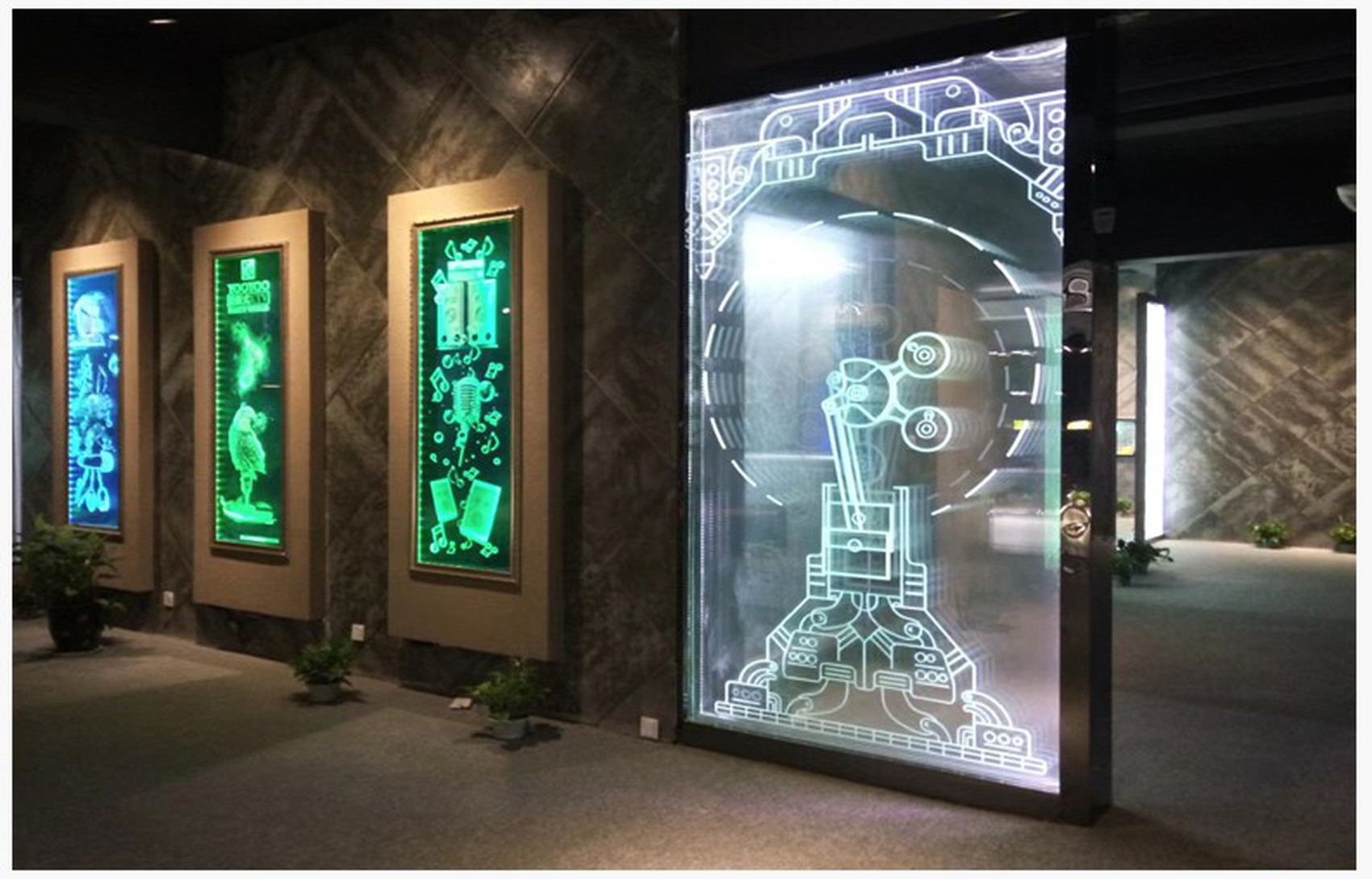 large size glass engraving samples display large size glass engraving samples display