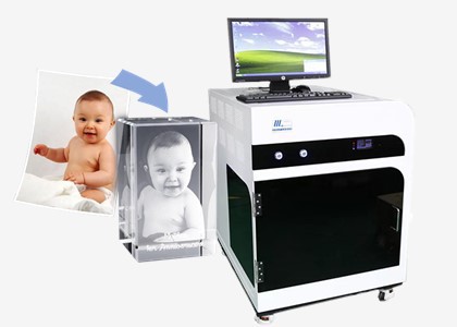 Khoom plig khw Photo3D Crystal Inner Laser Engraving Tshuab